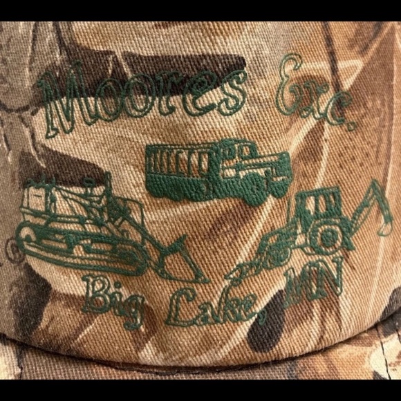 Men Hat Adjustable Advantage Camouflage Snapback Moores Exc Big Lake Minnesota - Picture 2 of 5